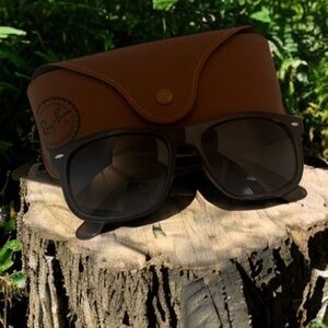 Ray-Ban Sunglasses RB 4226 710/73 Leopard Havana Prescription Logo